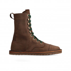 Houston Brown Jim Green Barefoot African Trooper Boots | 7310495-JZ