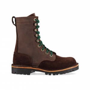 Houston Brown Jim Green Rugged African Trooper - Drop C - April &'25 Boots | 2689475-JQ