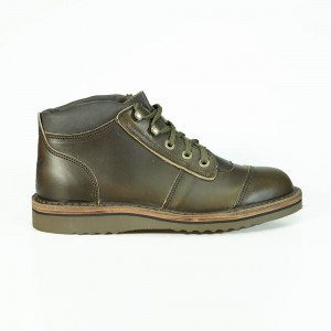 Olive Brown Jim Green African Ranger - Leather Midsole Boots | 8170956-IU