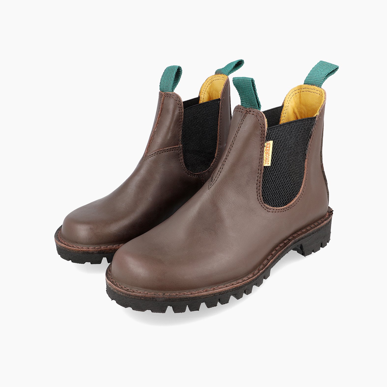 Brown Jim Green Stockman Boots | 3567908-FE