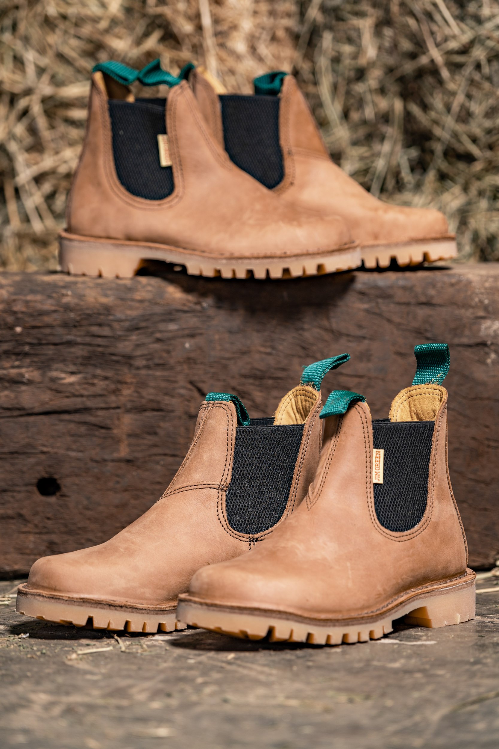 Fudge Jim Green Stockman Boots | 0259784-XE