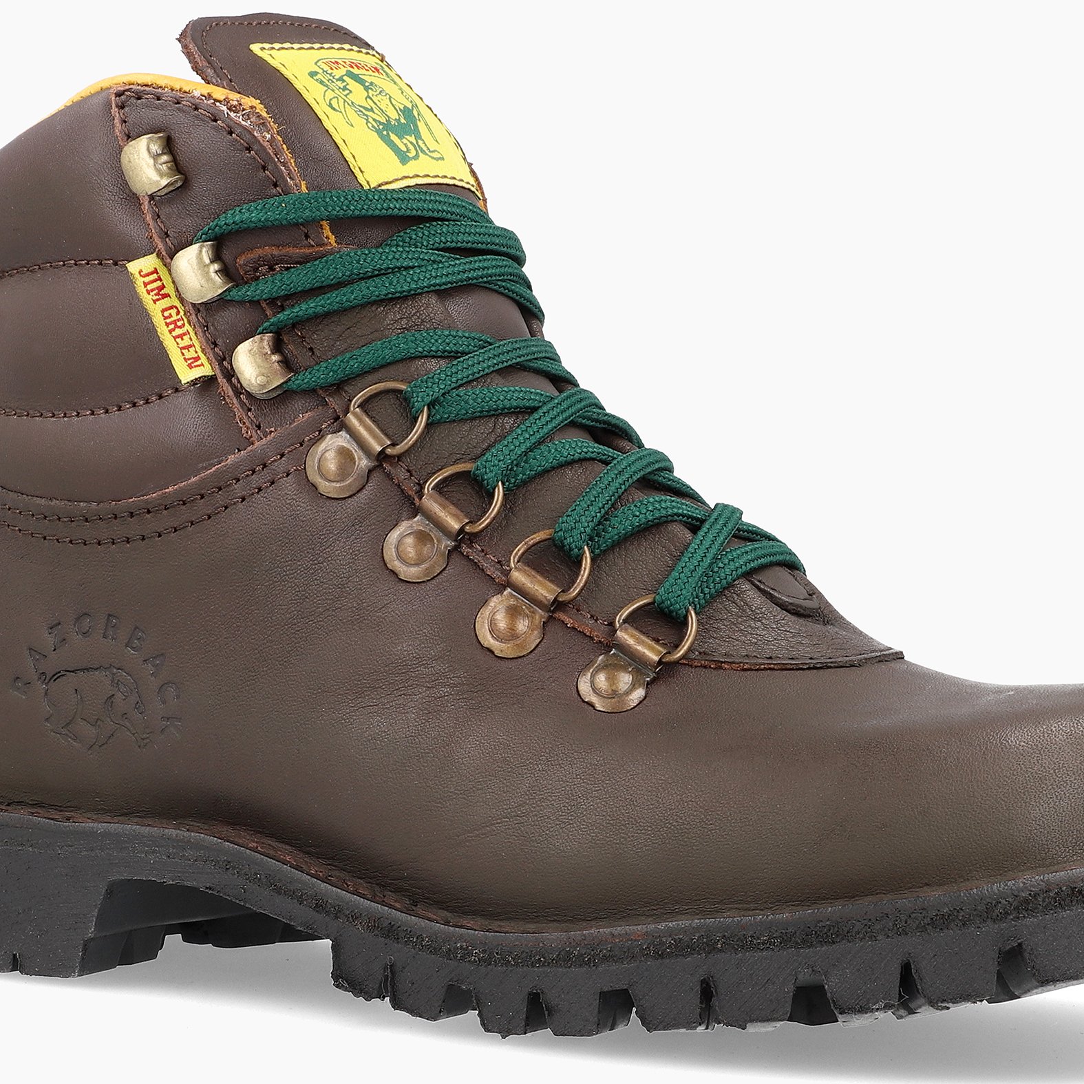 Grey Jim Green Razorback Boots | 0547896-OT