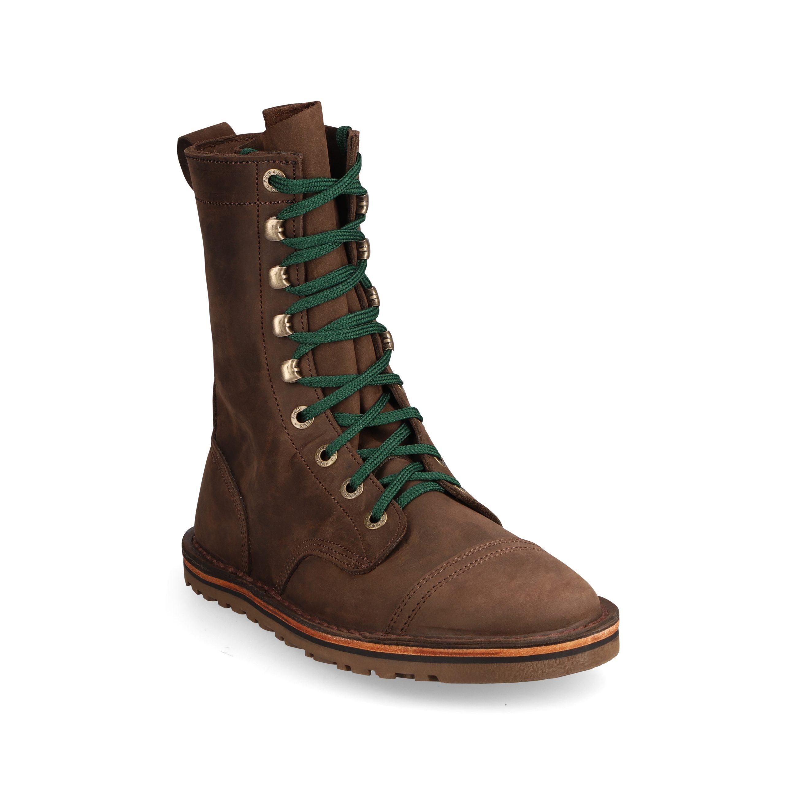 Houston Brown Jim Green Barefoot African Trooper Boots | 7310495-JZ