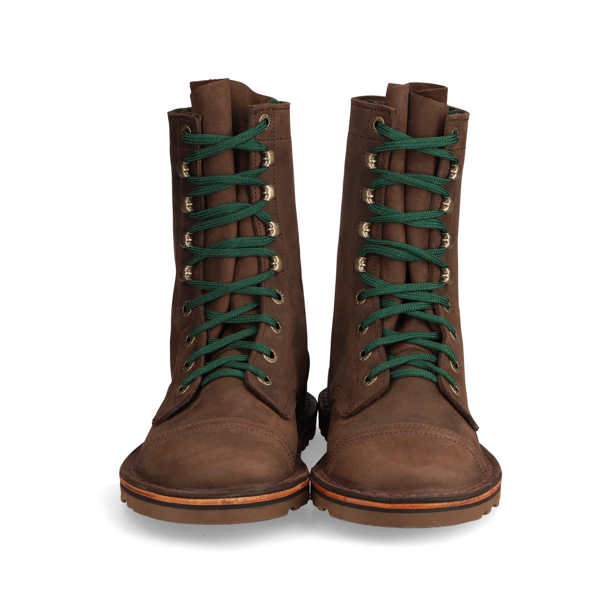 Houston Brown Jim Green Barefoot African Trooper Boots | 7310495-JZ