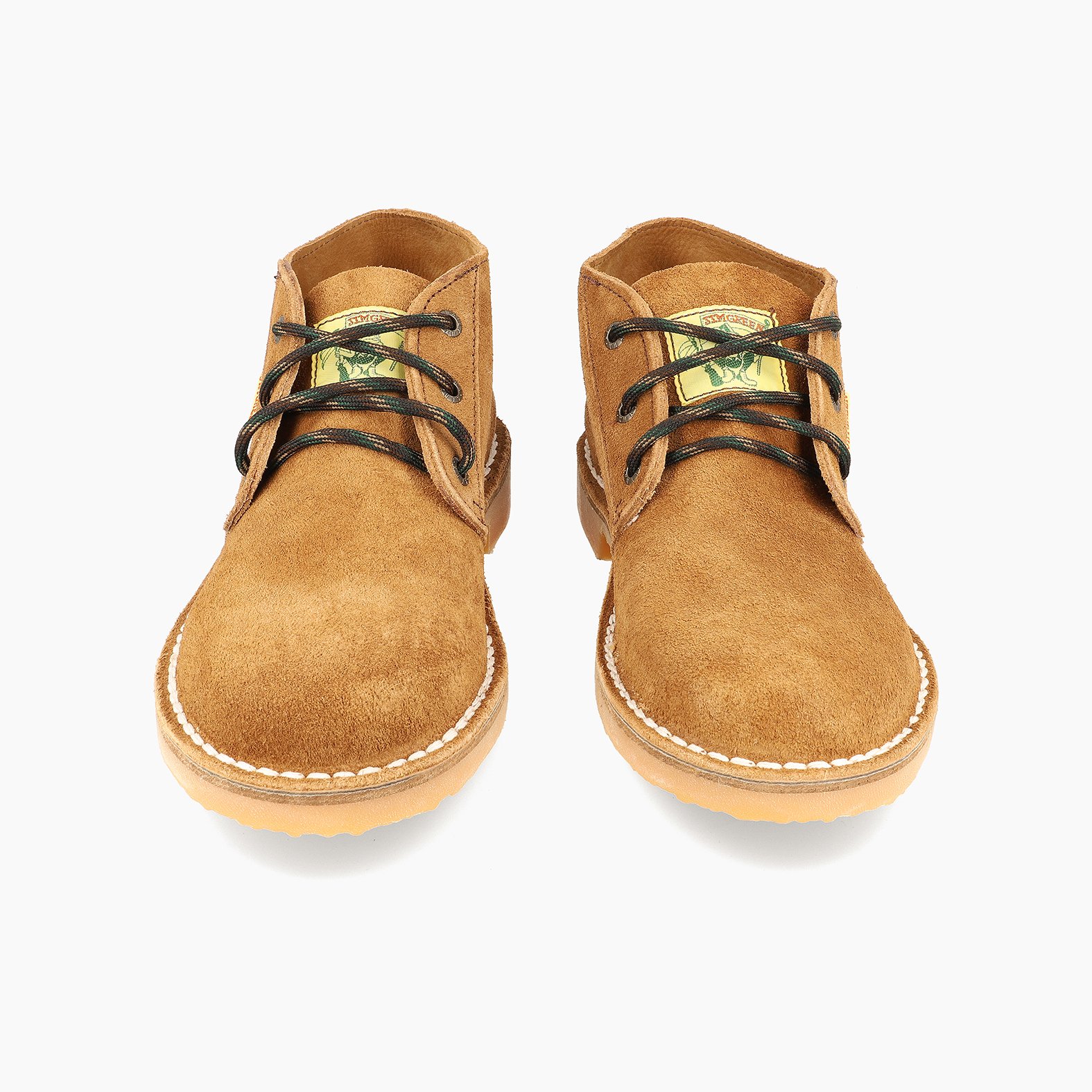 Khaki Jim Green Rough Out Vellie Boots | 0986741-OK