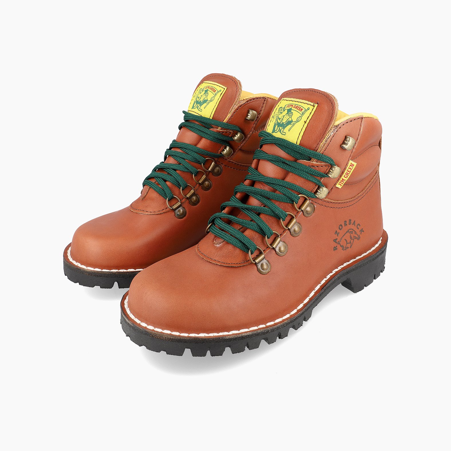 Tan Jim Green Razorback Boots | 6905127-ZJ