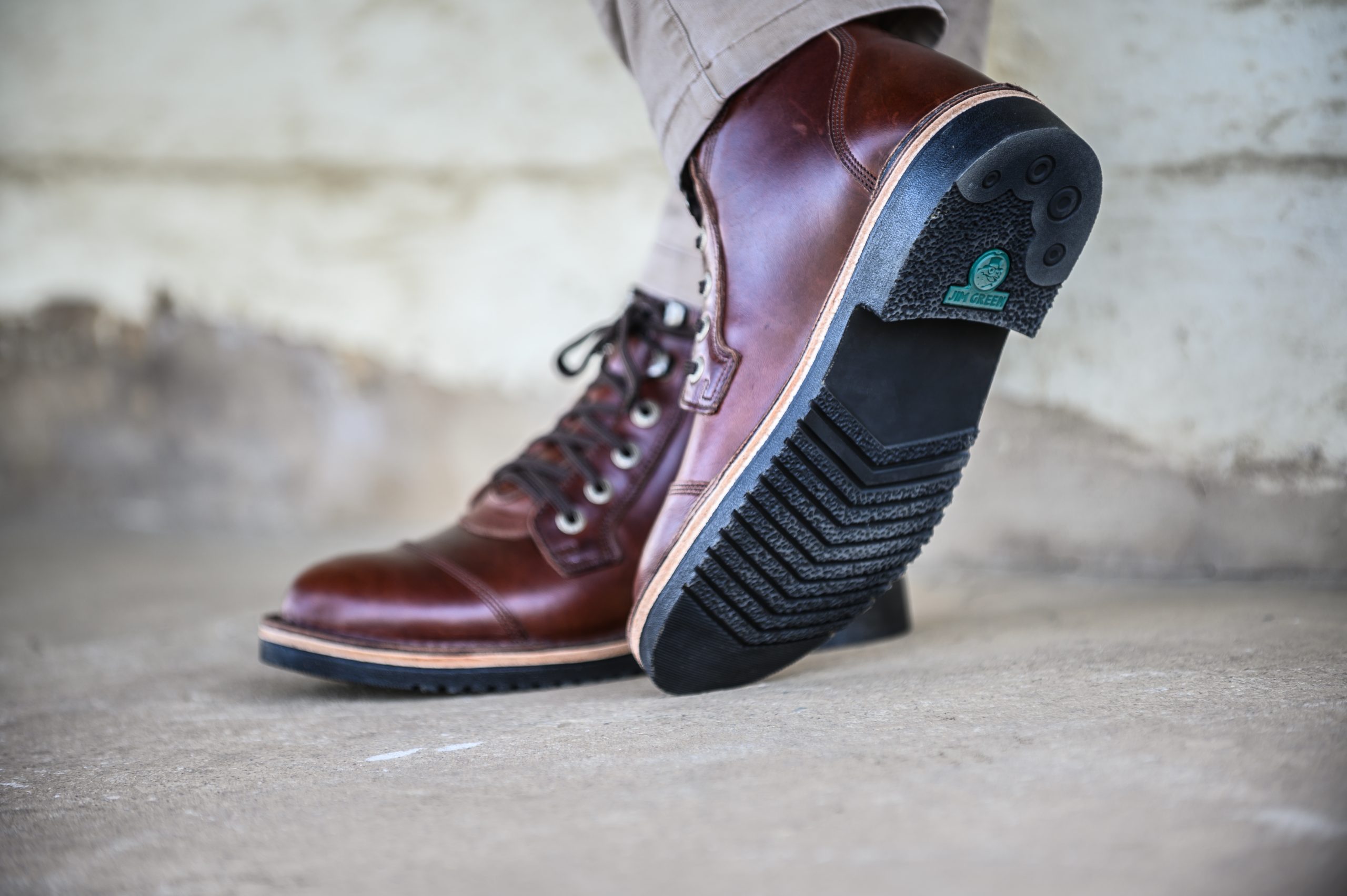 Walnut Veg Tan Jim Green Numzaan Boots | 6419825-ZP